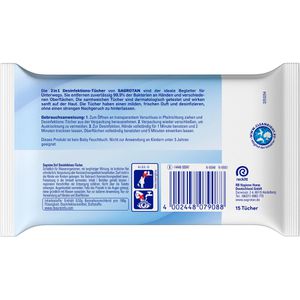 Produktbild für Desinfektionstücher Sagrotan 2in1