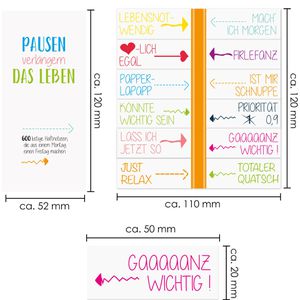 Produktbild für Haftmarker OfficeTree 994, Funny Sticky Notes