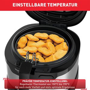 Produktbild für Fritteuse Tefal Uno M Edelstahl, FF215D