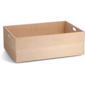 Holzkiste Zeller 13310, Buche lackiert