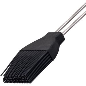 Produktbild für Backpinsel FMprofessional Profi schwarz/silber, hitzebeständig