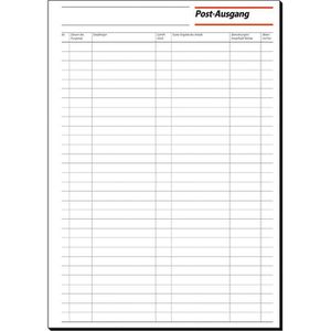 Produktbild für Post-Ein-/Ausgangsbuch Sigel PG415, A4