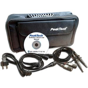 Produktbild für Oszilloskop PeakTech P 1245, 2 Kanäle, mit USB-A , 1 GSa/s