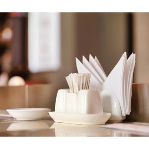 Produktbild für Servietten Papstar 14479, weiß