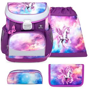 Schulranzen Belmil Mini-Fit, Pegasus, 4-teilig