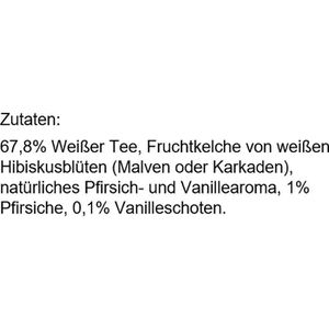 Produktbild für Tee Goldmännchen Eistee, Weißer Tee mit Pfirsich-Vanille