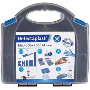 Detectaplast Erste-Hilfe-Koffer Medic Box Food M, 99-teilig, Gastronomie