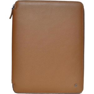 Produktbild für Schreibmappe DESQ 3694 Business Classy, braun, Echt Leder