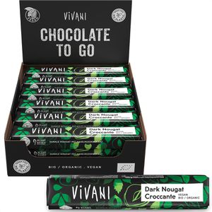 Produktbild für Schokoriegel Vivani Dark Nougat Croccante, BIO