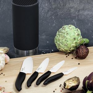 Produktbild für Kochmesser Kyocera Gen FK-180 WH-BK, mit Kunststoffgriff