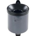Aschenbecher TKG Rondo Junior, 350041 Wandascher aus Stahl, 0,6 Liter, graphit