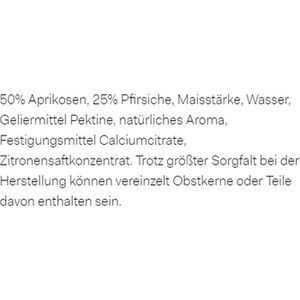 Produktbild für Fruchtaufstrich Zentis Triple Zero, Aprikose