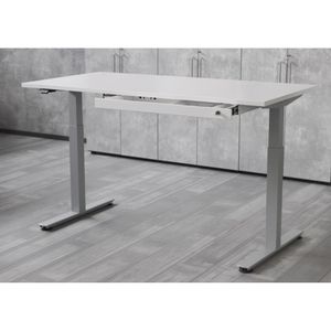 Produktbild für Unterbau-Schublade Hammerbacher UCT1/W, weiß, aus Metall