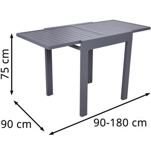 Produktbild für Gartentisch Garden-Pleasure ELENA, Aluminium