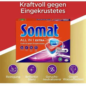 Produktbild für Spülmaschinentabs Somat All in 1 Extra, Zitrone