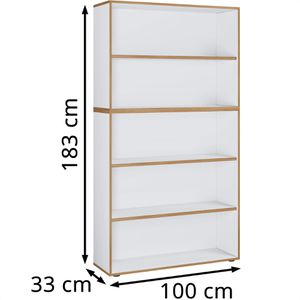 Produktbild für Aktenregal VCM Salia 920797, aus Holz