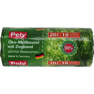 Produktbild für Müllbeutel Pely Öko, 20 Liter