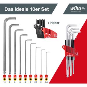 Produktbild für Sechskantschlüssel Wiha 369S9, 07185