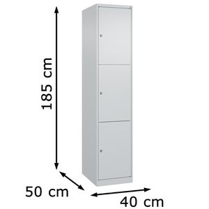 Produktbild für Schließfachschrank CP-Möbel Classic Plus lichtgrau