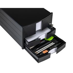 Produktbild für Schubladenbox Han 1018-13, Impuls, schwarz, A4