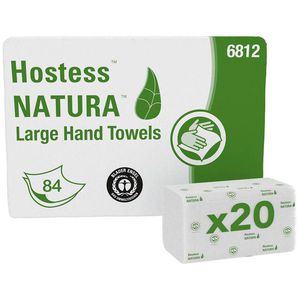Papierhandtücher Hostess-NATURA 6812, 2-lagig