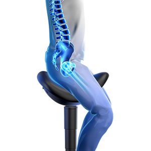 Produktbild für Drehhocker bimos 9473L-MG01