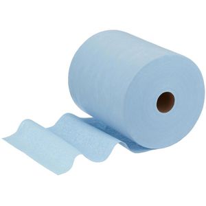 Produktbild für Putztuchrolle Wypall X60, 8371, aus Vlies, blau