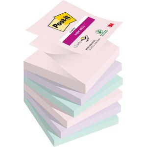 Haftnotizen Post-it Super Sticky Z-Notes, pastell