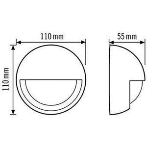 Produktbild für Bewegungsmelder Esylux MD-W200i PIR