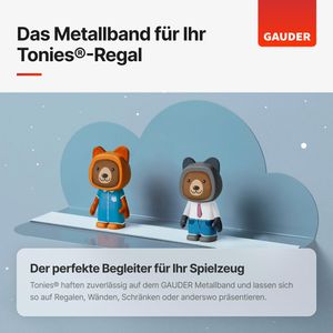 Produktbild für Magnetband Gauder Metallband, weiß