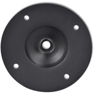 Produktbild für Tischbein vidaXL 3051488, schwarz aus Metall