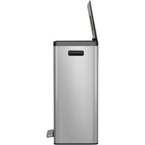 Produktbild für Mülleimer EKO EcoCasa II, VB 913840, matt silber