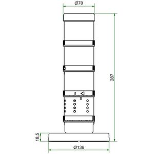 Produktbild für CO2-Messgerät Werma 64900010, Kombi SIGN 72