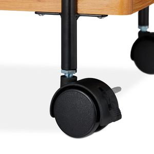 Produktbild für Küchenwagen Relaxdays 10027599, braun