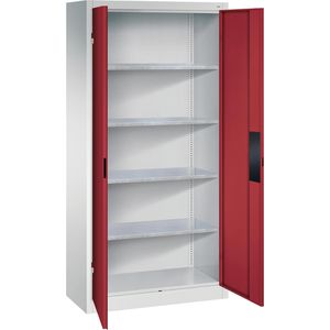 Werkzeugschrank CP-Möbel 8920-052, aus Metall, grau / rot