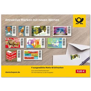 Produktbild für Briefmarken DeutschePost Attraktive Marken, Set