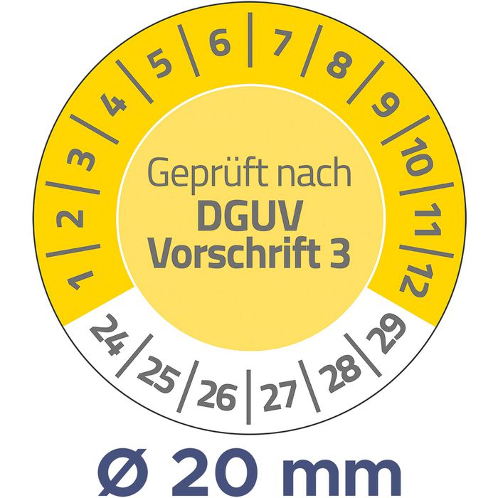 30 Witterungsbeständige Grundplaketten Für Prüfplaketten ⌀ 20-40 Mm | Permanent Klebend | Outdoorgeeignet | 52x74 Mm | Made In Germany