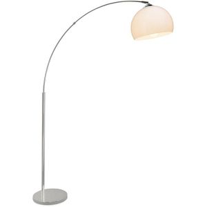 Produktbild für Stehlampe Brilliant Vessa, silber, 166 cm