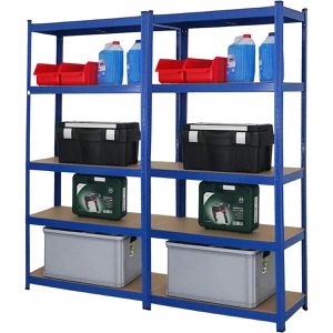 Schwerlastregal PROREGAL Ragnar, 5 Holzböden