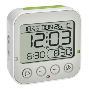 Produktbild für Wecker TFA 60.2550.02 Bingo 2.0 weiß, digital