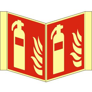 Produktbild für Hinweisschild Abtec ISO 7010 F001 Aluminium, Nasenschild
