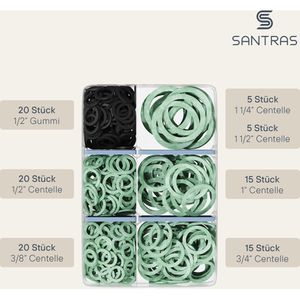 Produktbild für Dichtungsring SANTRAS Flachdichtungen Set, 3/8 - 1 1/2 Zoll
