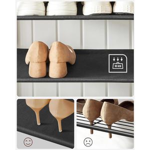 Produktbild für Garderobenständer Vasagle HSR411B01, schwarz