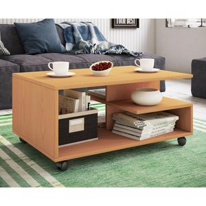 Produktbild für Couchtisch VCM Stango 916990, aus Holz, buche