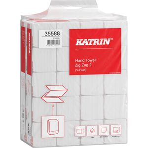 Produktbild für Papierhandtücher Katrin Classic, 35588, 2-lagig