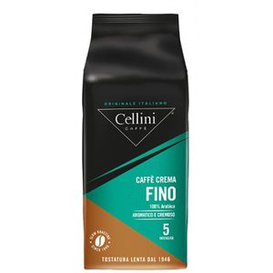 Cellini Kaffee Caffe Crema Fino, ganze Bohnen, kräftig, 1kg