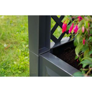 Produktbild für Pflanzkasten KHW Czardas 37205 anthrazit