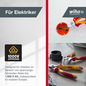 Produktbild für Elektro-Installationszange Wiha TriCut electric