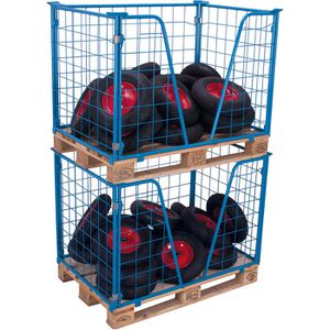 Produktbild für Palettenaufsatz VARIOfit Typ 63, pa-080.026, blau, Stahl