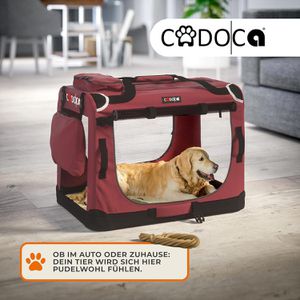 Produktbild für Tiertransportbox CADOCA Gr. M, aus Stoff